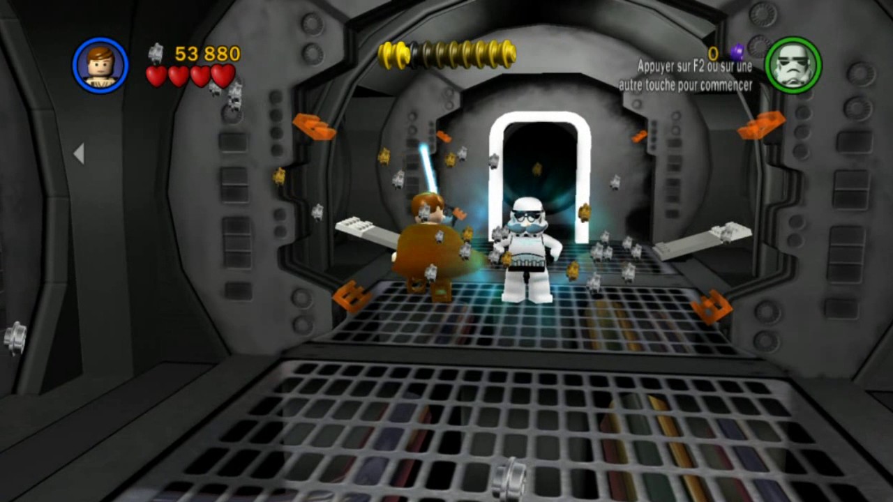 Let's play] Lego Star Wars - jeu libre chapitre 4-1, minikits et brique  rouge - YouTube