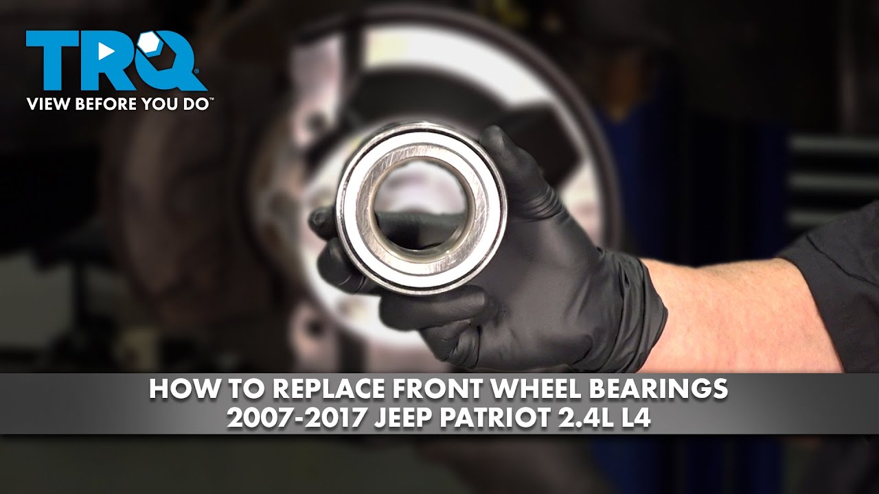 How to Replace Front Wheel Bearings 2007-2017 Jeep Patriot 2.4L L4