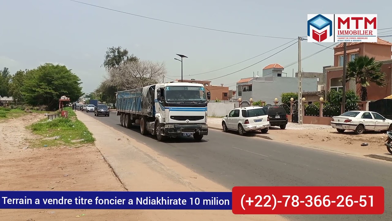terrain titre foncier a NDIAKHIRATE CITE ASSEMBLÉE. 10 MILION