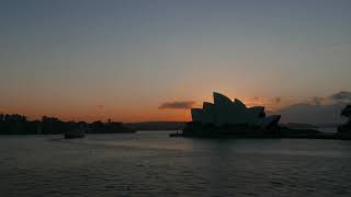 Sunrise Sydney Opera Harbour timelapse 4K