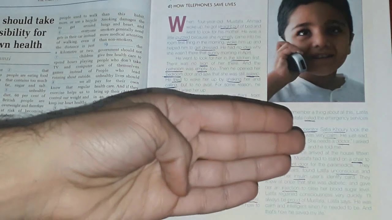 انكليزي سادس اعدادي..يونت اول ... الدرس 20 # شرح قطعة مصطفى احمد