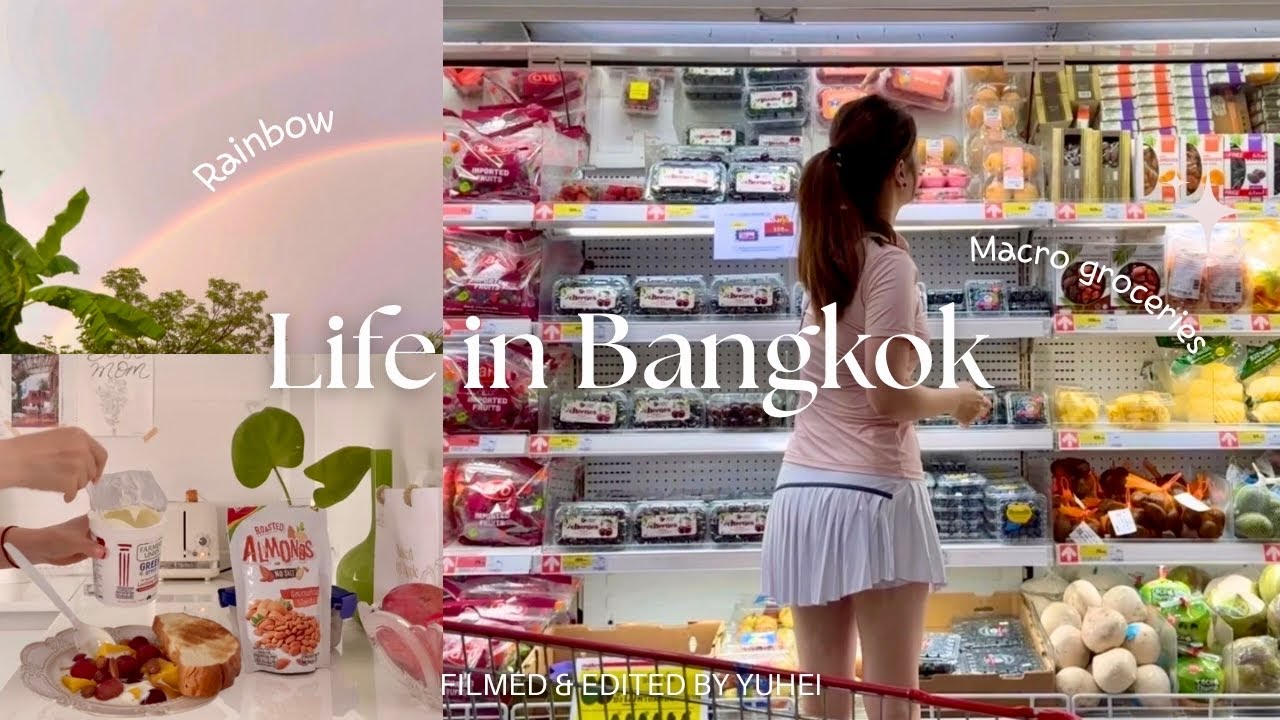 Slow Days in Bangkok | Grocery Shopping & Thai Food That's a Love At First Sight 🦐Khao Na Kang