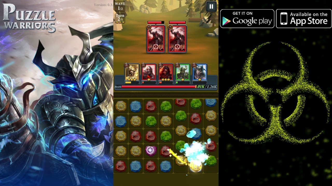 Puzzle Warriors (Android/iOS) Gameplay Part 1
