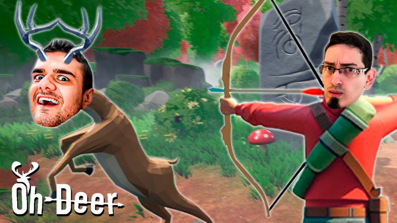 CAÇANDO OS VEADOS DOS MEUS AMIGOS - Oh Deer c/ Guinas, Vx e Fujinuma Gameplays Engraçadas