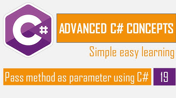 Pass method as parameter using C# | Delegates in C# | C# Bangla Tutorial | Advanced C#