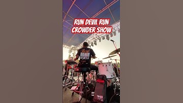 Run Devil Run - Crowder show #drums #drumming #drummer #music #live #livemusic #crowder