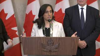 Prime Minister and Indigenous Services Minister Patty Hajdu update wildfire situation | APTN News