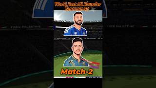 Best All Rounder Tournament Match 2 | Hardik Pandya vs Marco Jansan 💀 #shorts #shortsfeed #cricket