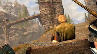 Riding on carriage near Valtheim Towers. Skyrim Special Edition