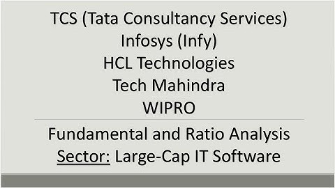 Which 2 Large-Cap IT Software Companies you should Invest? TCS | Infosys | HCL