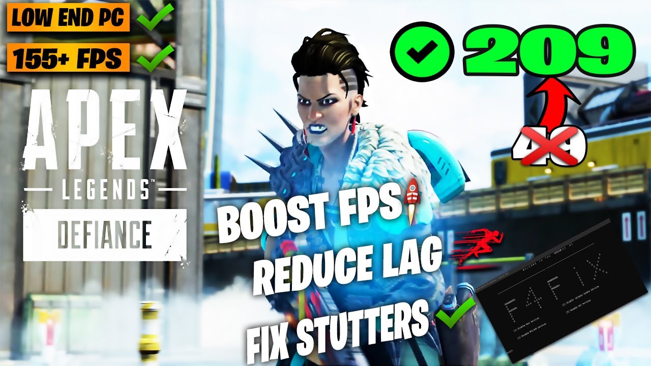 (Lag fix) FPS BOOST Guide for Low End PC | Intel/Amd/Nvidia | Apex Legends Defiance | Stutters fix ✅