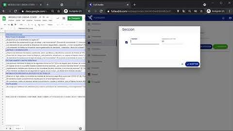 8 MODULO FORMULARIOS *COMO CREAR UN FORMULARIO*PARTE I*SECCIONES* - FULL AUDITS