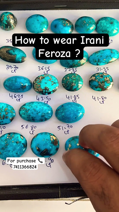 How to wear Irani Feroza Stone ?? 🤔 #iraniferoza