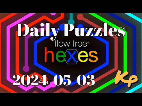 Flow Free Hexes - Daily Puzzles - 2024-05-03 - May 3rd 2024