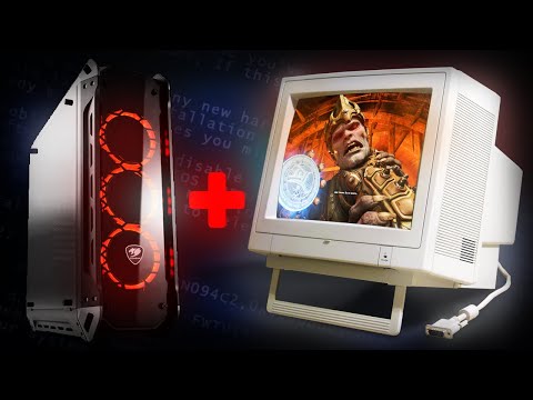 Видео: Что будет если подключить старый ЭЛТ монитор к новому мощному ПК?