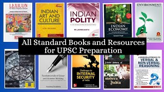 All Standard Books and Resources for UPSC Preparation| Basic Study Material for UPSC CSE Exam