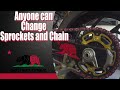 How to change motorcycle chain and sprocket | 2018 Suzuki GSX S750