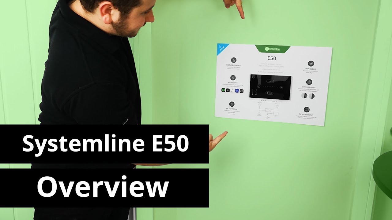 Systemline E50 Overview On Wall Bluetooth Ceiling Speaker System