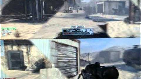 Modern Warfare 2: Split-Screen Quick scope match montage