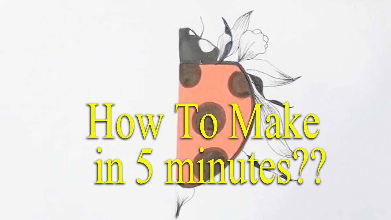 Ladybug ki Drawing | Lady Bird Drawing Step by Step 
