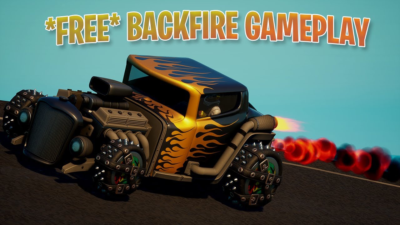 *FREE* Backfire Car Fortnite Gameplay YouTube