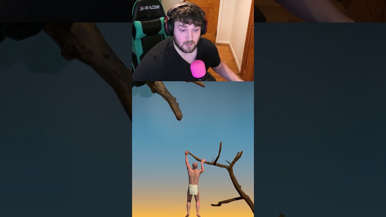 NEW GETTING OVER IT MAKES ME RAGE! (A Difficult Game About Climbing)