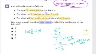 Question 12 - Grade 4 Math - TNReady Practice Test