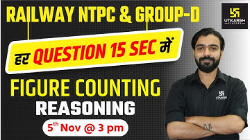 Figure Counting | Reasoning | Railway NTPC & Group D Special Classes | By Akshay Gaur Sir