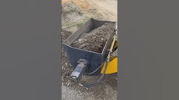 Excavator mixing bucket, concrete mixing bucket, mixing hopper