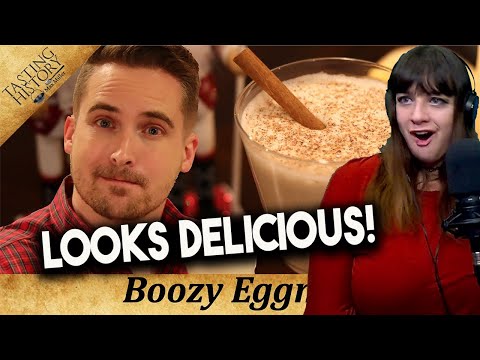 Bartender Reacts! *Drink up!* Eggnog: A Christmas History-Tasting History