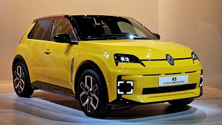 Renault 5 E-Tech Electric: visual POV review, interior quality & exterior details range battery 2024