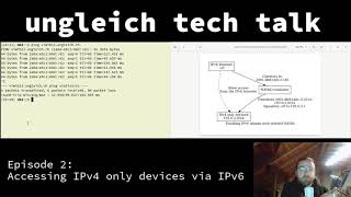 ungleich tech talk 2: Accessing IPv4 only devices via IPv6