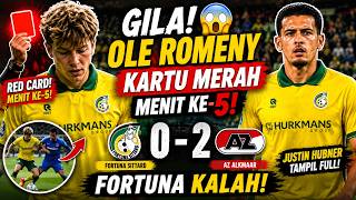 GILA! Ole Romeny Kartu Merah Menit 5, Fortuna Sittard Kalah 0-2 vs AZ Alkmaar 😱