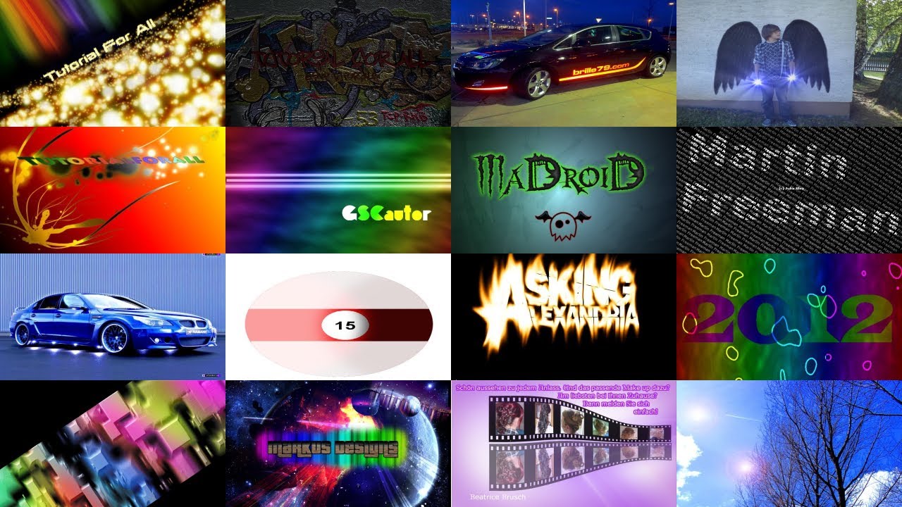 Kreative Abonnenten Ergebnisse - Deine Promotion - DANKE - Deutsch - HD - YouTube