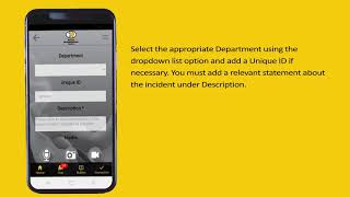 Submitting Incident Report