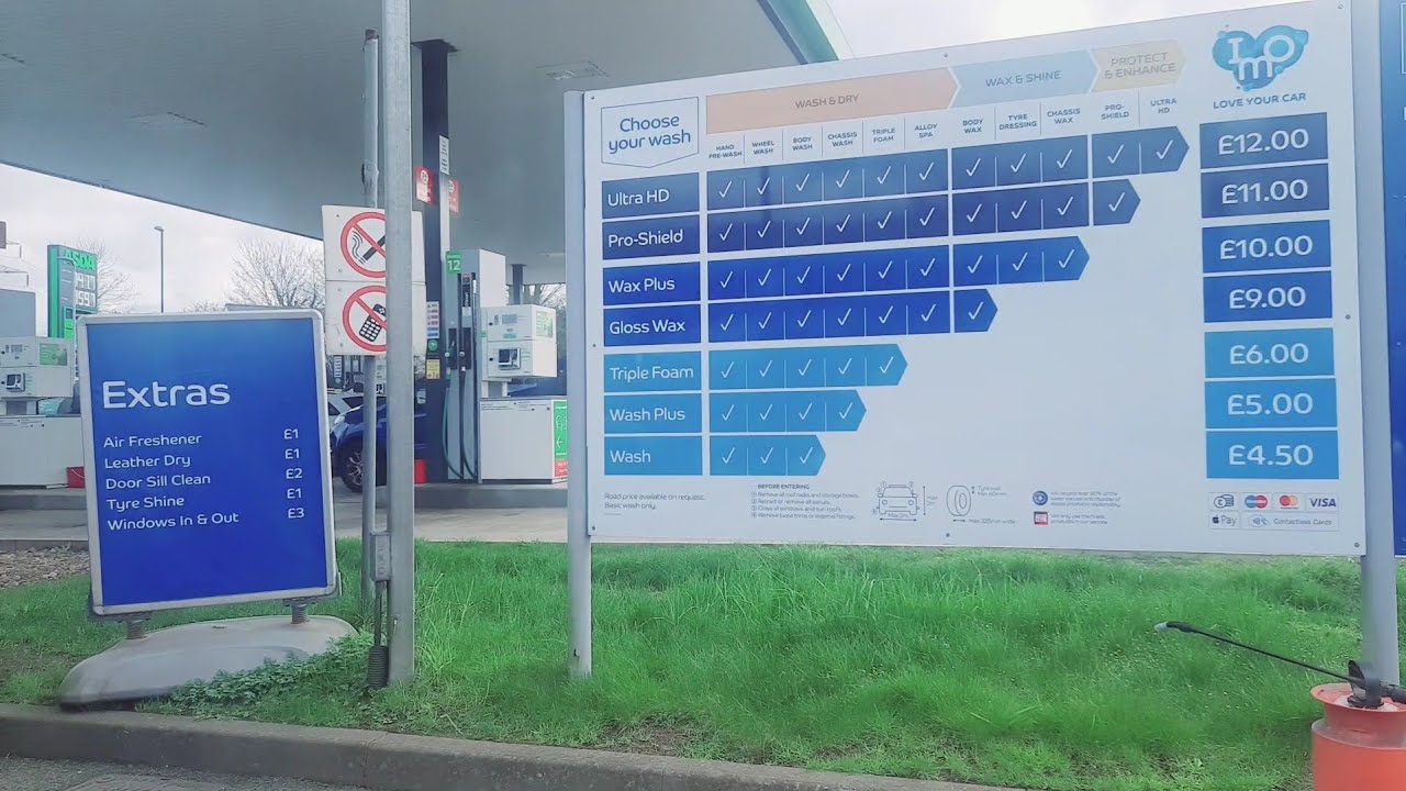 IMO Car Wash Car wash in Coventry, England Chepeast ASDA Petrol