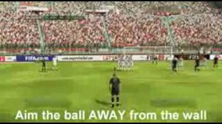 FIFA 09 Curled Free Kick Tutorial
