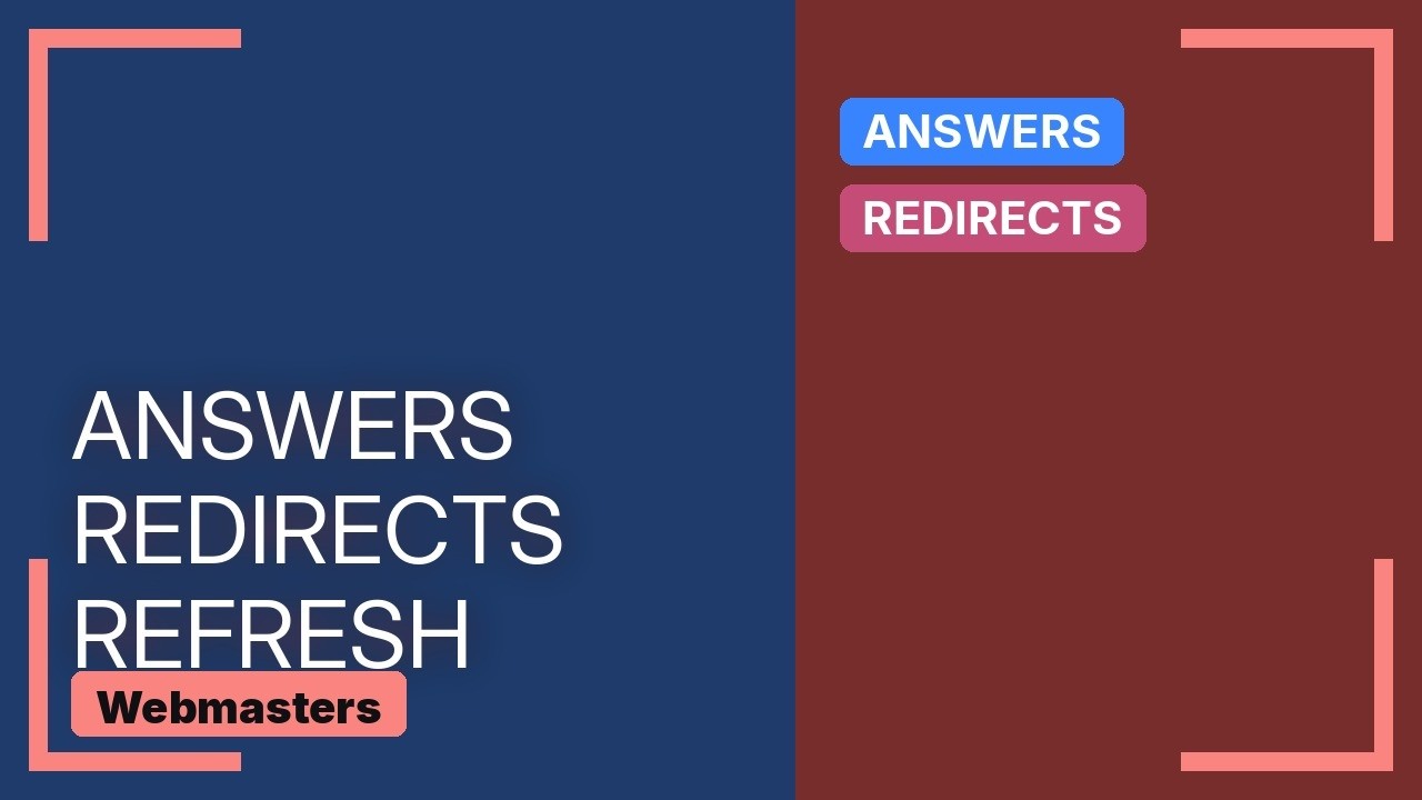 Webmasters: HTTP meta refresh keeps looping in older browsers - YouTube
