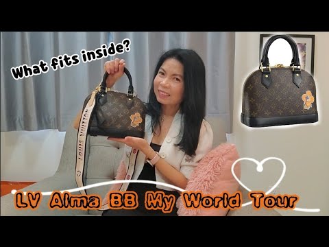 รีวิวกระเป๋าหลุยส์ What fits LV Alma BB My LV World Tour and Mod