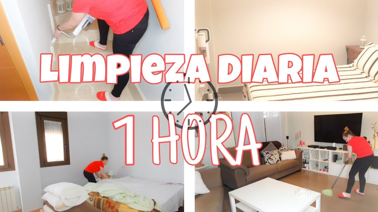 LIMPIEZA DIARIA 1 HORA🕐//mantén tu casa limpia en 1 hora/rápida y motivadora/LIMPIA CONMIGO