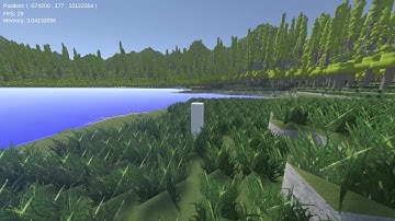Cube voxels in Unity 3D finished Code terrain loading and saving
