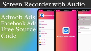 Screen Recorder with Audio |Screen Recorder App In Android Studio | Screen Recorder Source Code Free