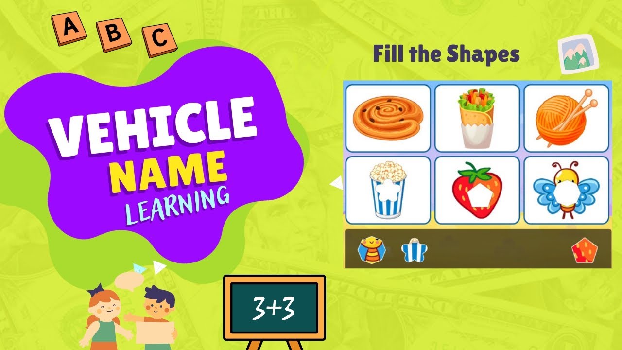 Kids Learn A,b,c And Shapes With This Fun Video The Fun Way To Learn