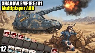 Attacking with SUPERHEAVY Artillery - Shadow Empire Multiplayer 1v1 Part 12