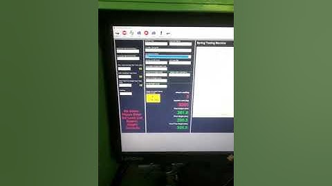Coil Spring Testing Machine