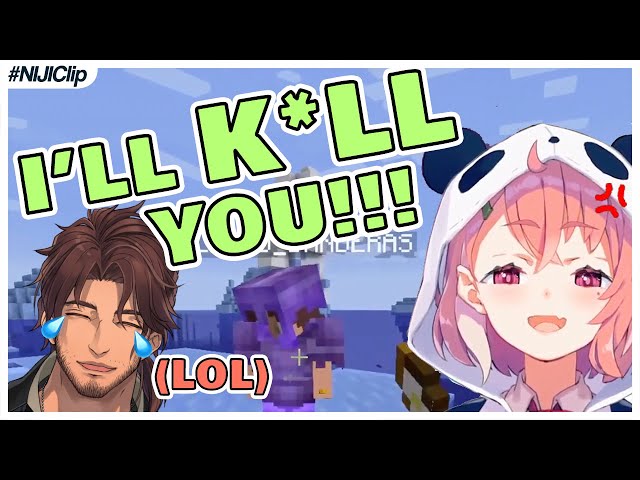 Sasaki and Belmond Bickering in Minecraft for 5 Minutes (VTuber/NIJISANJI Moments) (Eng Sub)のサムネイル