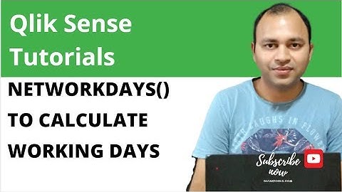 Qlik Sense Net work days function to calculate working days