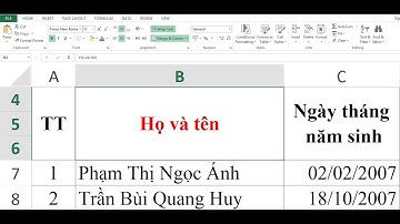 [Thủ thuật] sắp xếp họ và tên trong Microsoft Excel