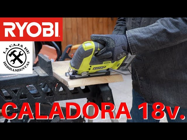 Sierra caladora 18v Sin Carbones Ryobi - YouTube