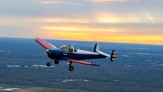 commercial long cross country in a vintage airplane